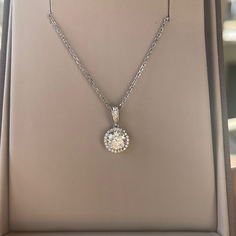 3/4 Carat Diamond Necklace - New In Box